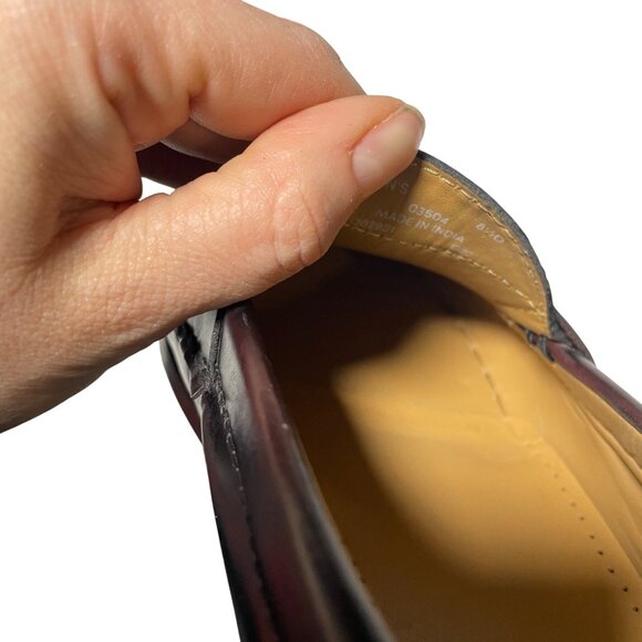 Cole Haan Mens Loafers 8.5 Black Leather Penny Slip-On Shoes - Picture 5 of 5